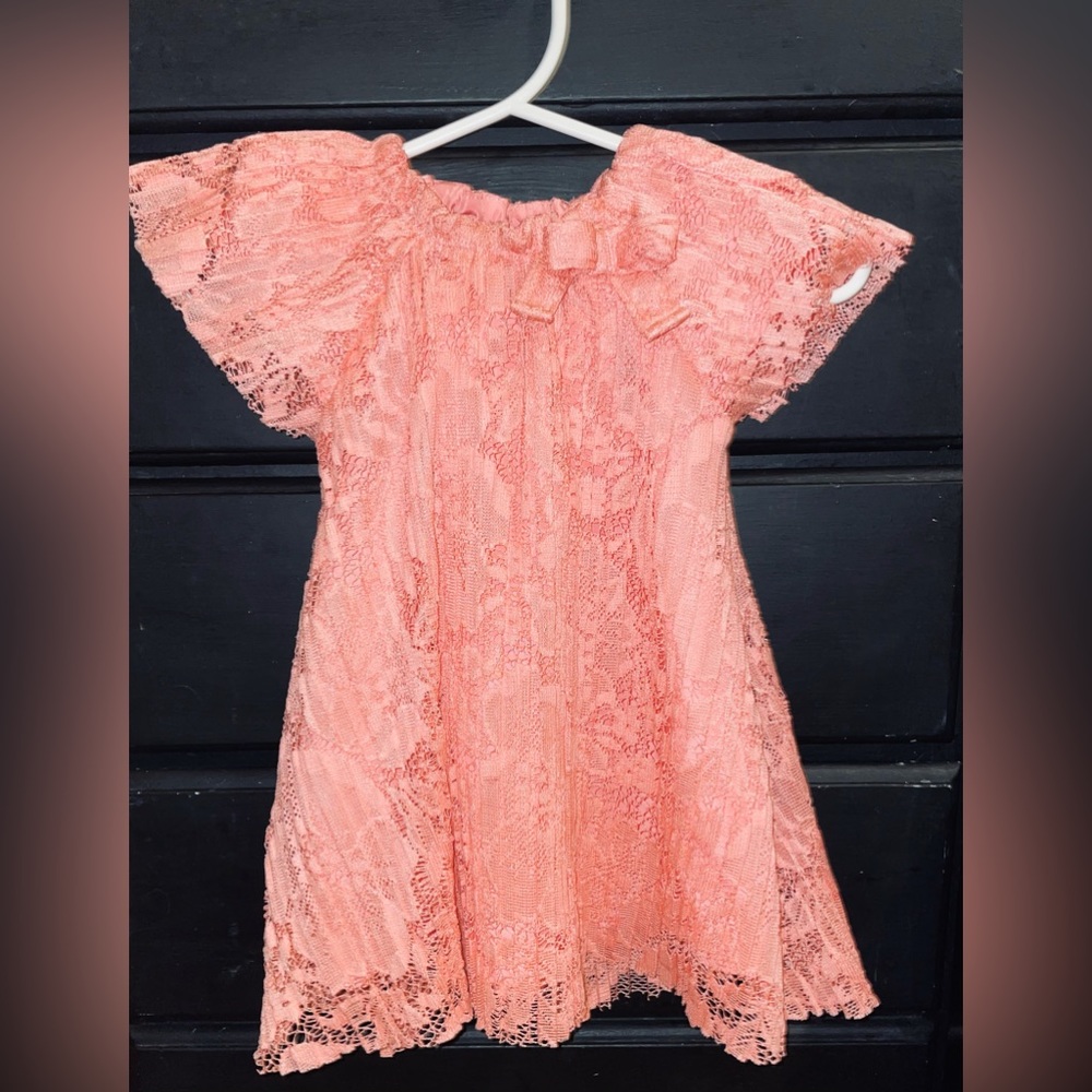 Lacey Pink Baby Dress